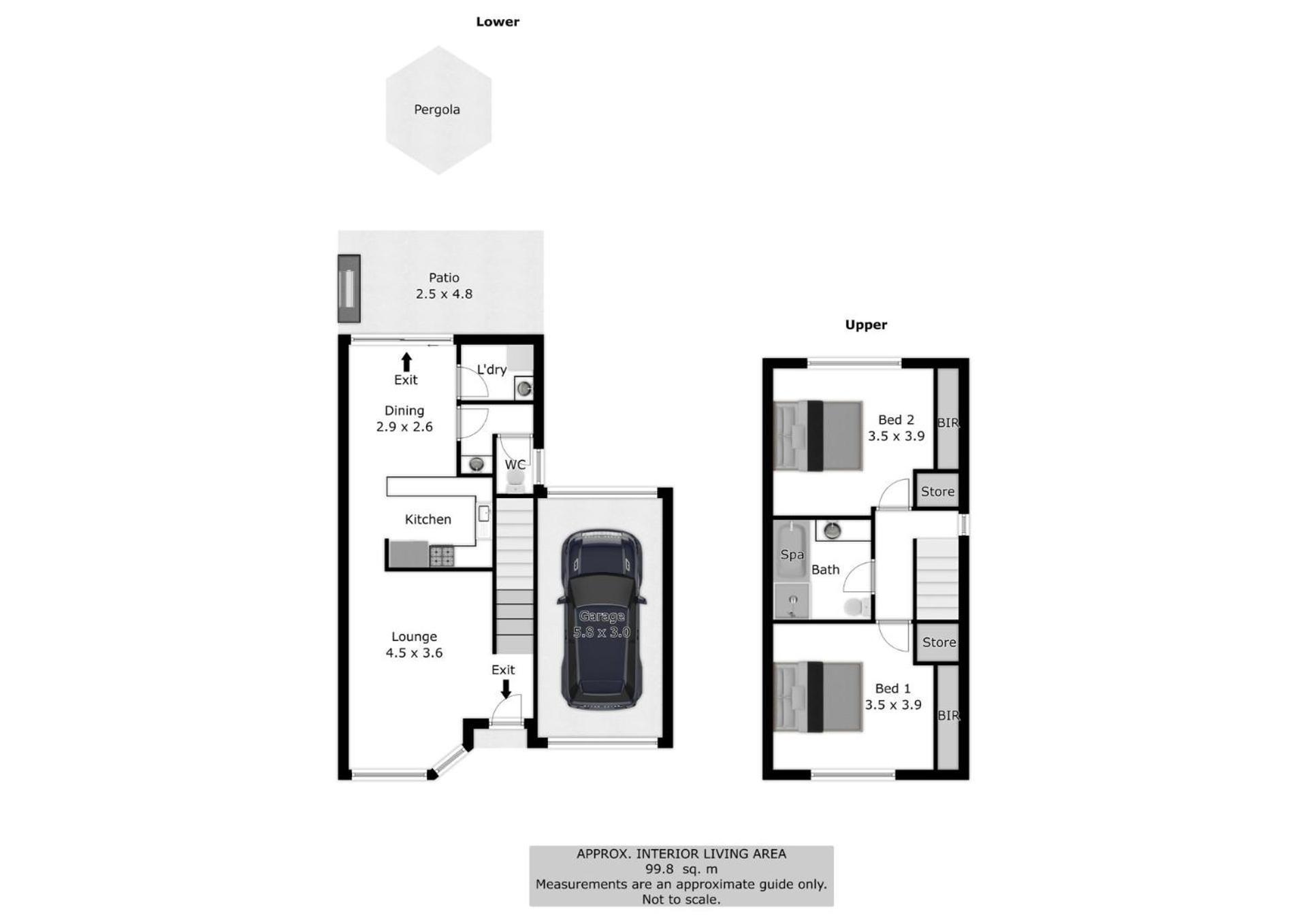 The Black Door Holiday home Bright